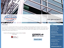 Tablet Screenshot of myamericanglass.com